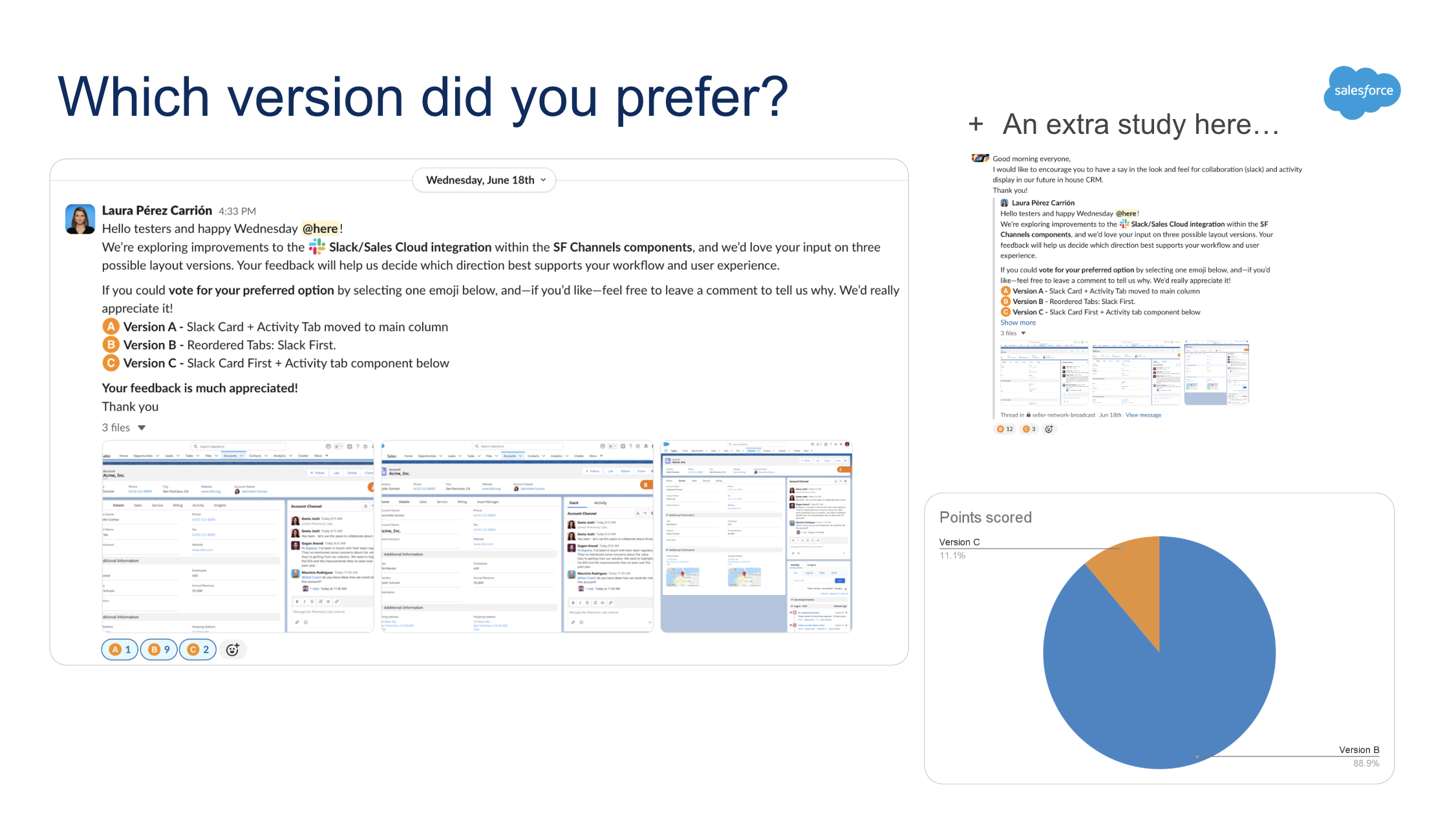 Findings document shared with VPs — cover
